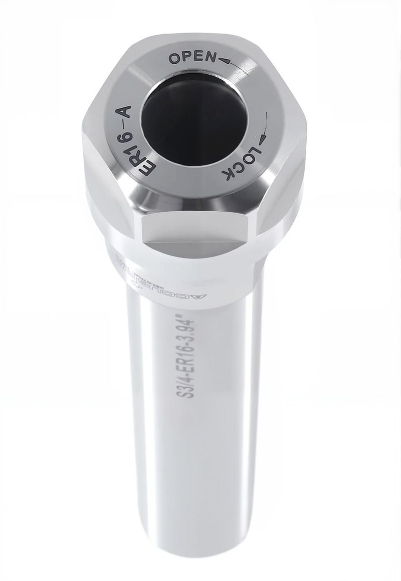 Accusize Industrial Tools ER16 Collet Chuck Extension Rod, 3/4â€³ Straight Shank, 3.94â€³ Shank Length, 5.31â€³ OAL, 0.02â€³â€“0.393â€³ Capacity, 0223-0208 - Image 3